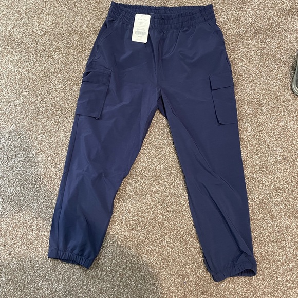 Fabletics Franchise Woven Pants Navy Size XL - Picture 2 of 5